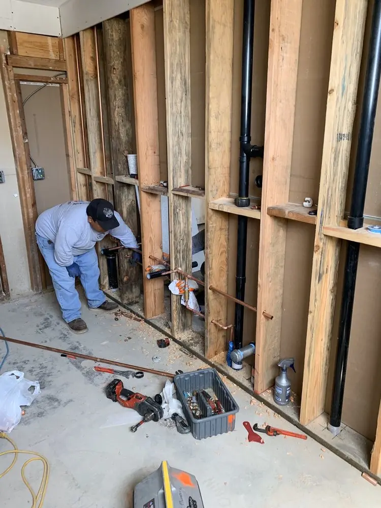 Commercial rough-in plumbing for Commercial Plumbing in Boylston